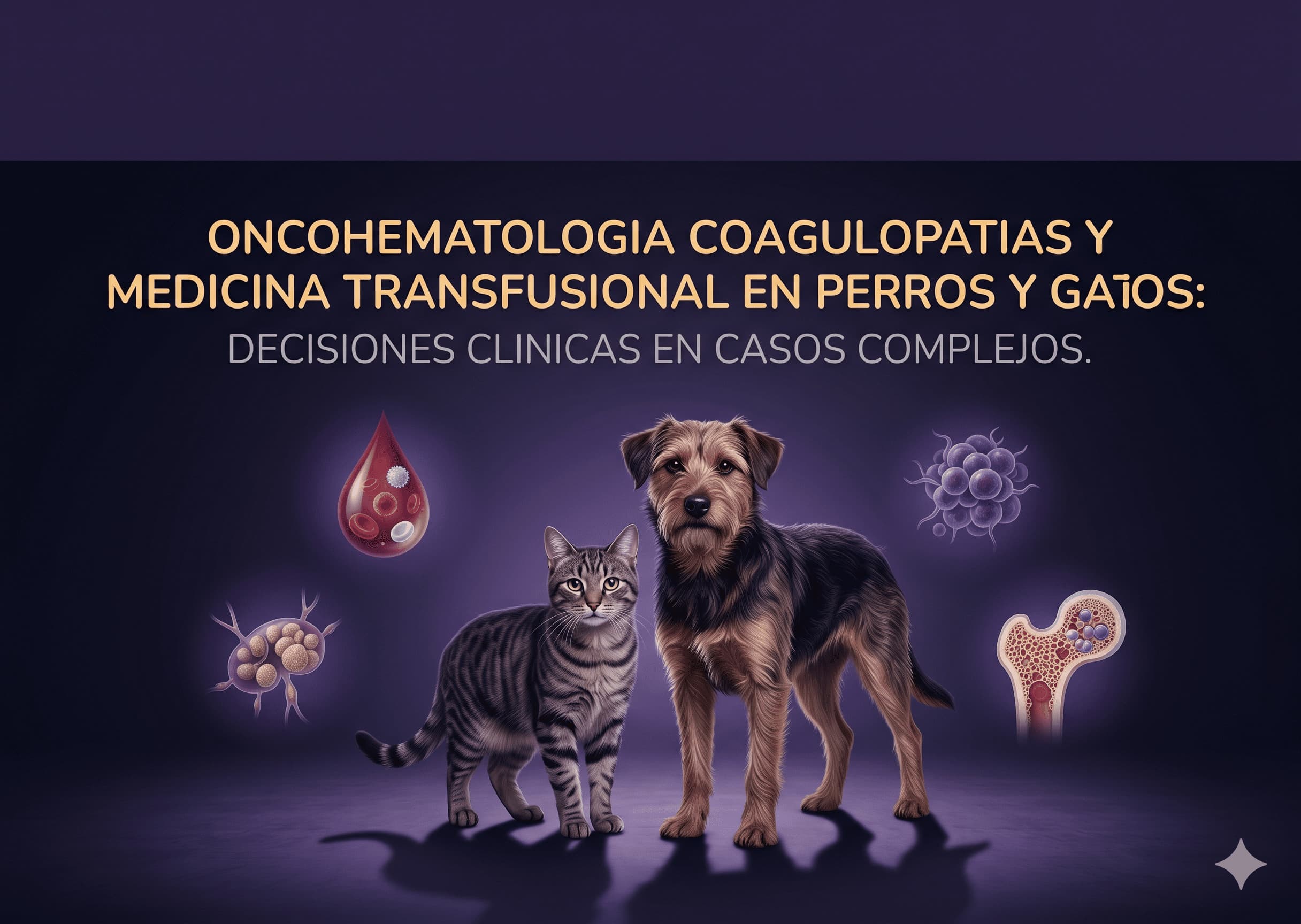 Oncohematología, coagulopatías y medicina transfucional en perros y gatos